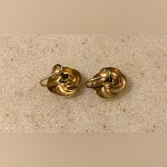 Vintage beautiful 12 kg B&N screw back earrings - Picture 2 of 2